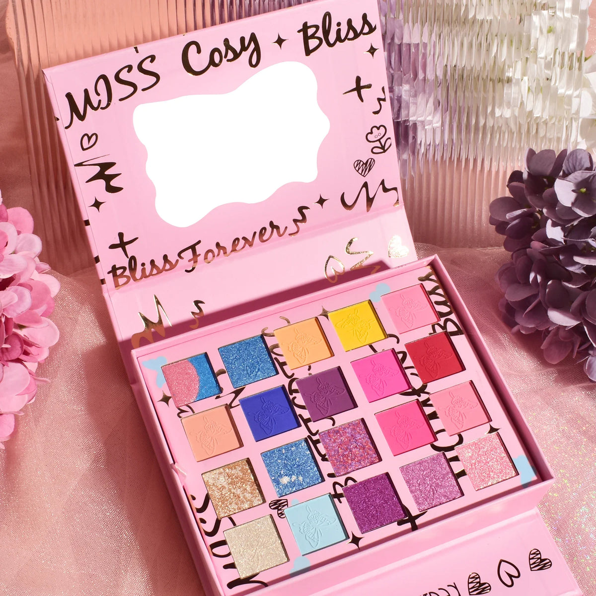 Paleta de Maquillaje Libro Vintage Girl – 72 Colores
