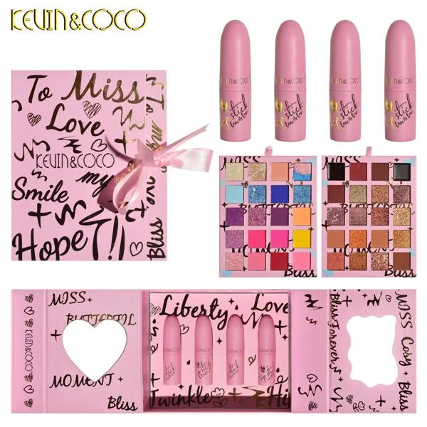 Paleta de Maquillaje Libro Vintage Girl – 72 Colores