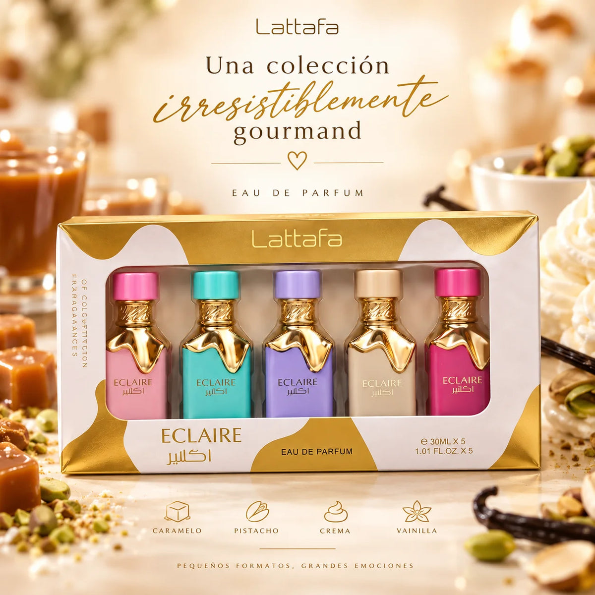 Set 5 Perfumes Lattafa Éclaire Collection – Eau de Parfum 5x30ml