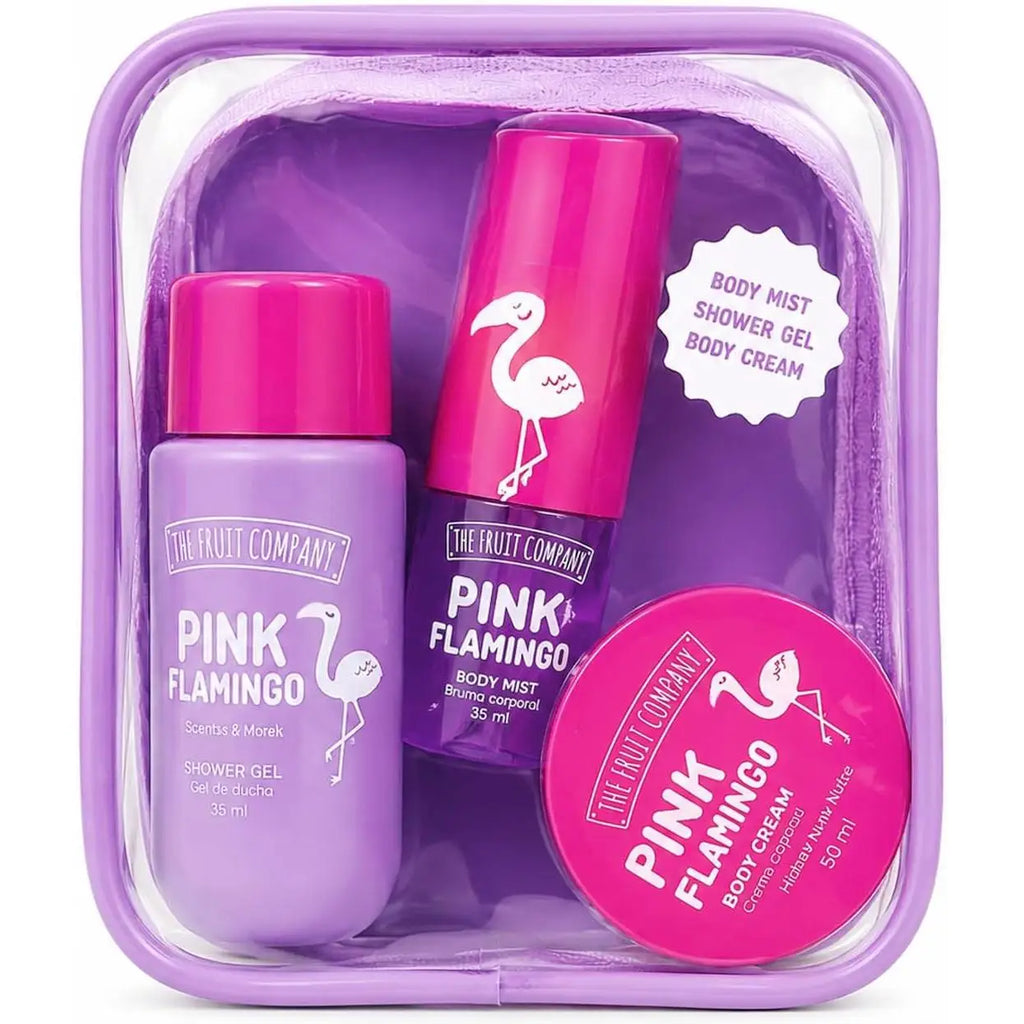 Set Corporal Pink Flamingo – The Fruit Company | Gel + Crema + Bruma