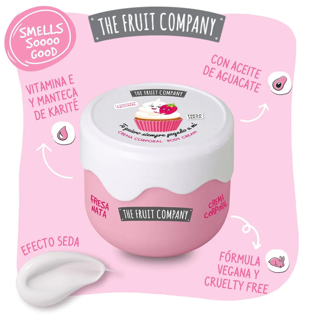 Set Fresa y Nata – The Fruit Company | Hidratación y Brillo Corporal