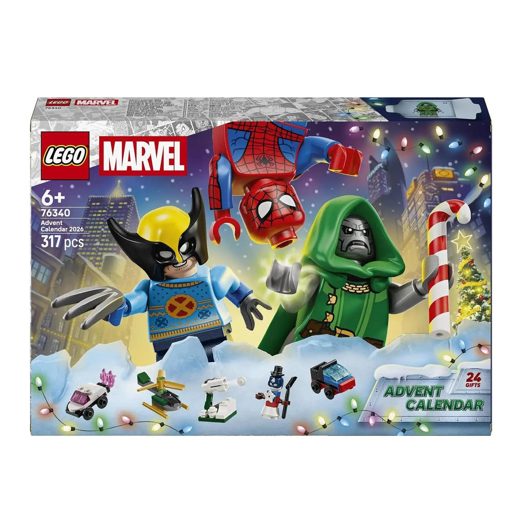 LEGO 76340 Calendario de Adviento Marvel 2026 – Spider-Man, Iron Man y más