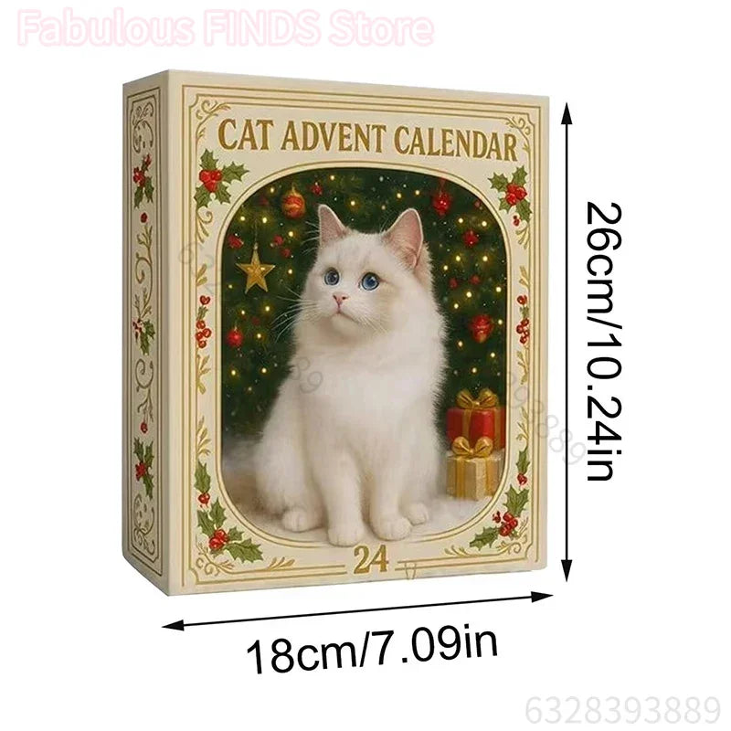Calendario de Adviento Gatos 2026 – 24 Figuras Acrílicas de Gatitos
