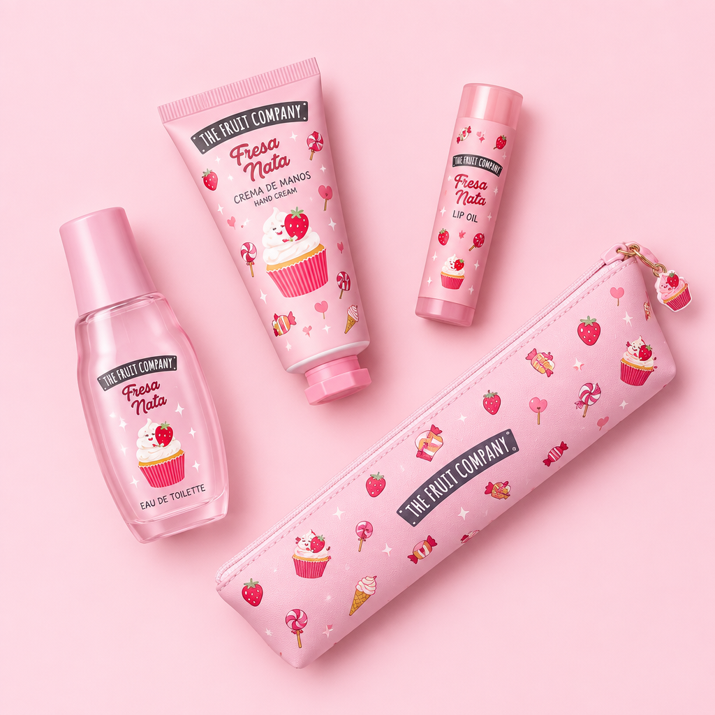 Set Fresa con Nata – neceser correcto